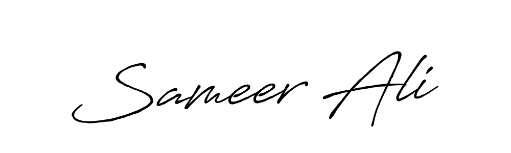 It looks lik you need a new signature style for name Sameer Ali. Design unique handwritten (Antro_Vectra_Bolder) signature with our free signature maker in just a few clicks. Sameer Ali signature style 7 images and pictures png