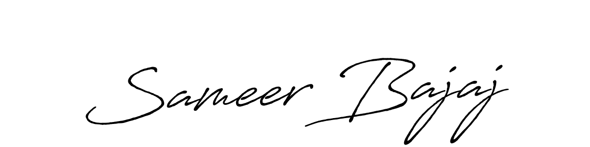 Once you've used our free online signature maker to create your best signature Antro_Vectra_Bolder style, it's time to enjoy all of the benefits that Sameer Bajaj name signing documents. Sameer Bajaj signature style 7 images and pictures png