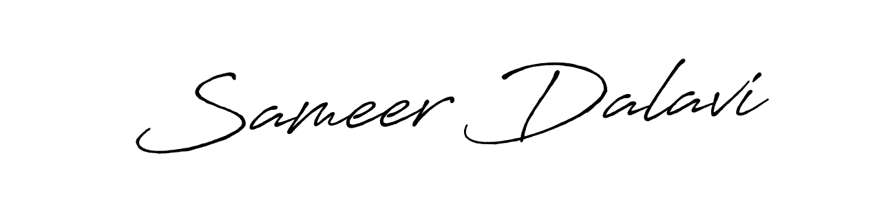 The best way (Antro_Vectra_Bolder) to make a short signature is to pick only two or three words in your name. The name Sameer Dalavi include a total of six letters. For converting this name. Sameer Dalavi signature style 7 images and pictures png