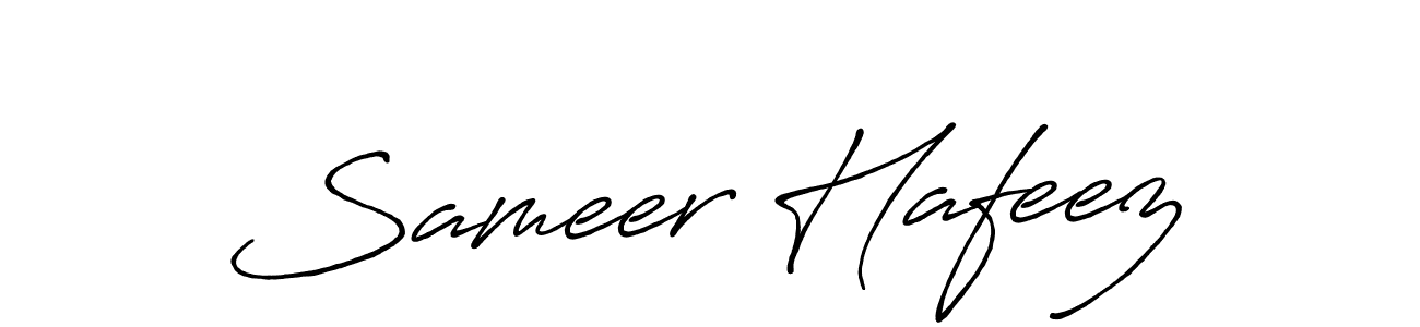 Once you've used our free online signature maker to create your best signature Antro_Vectra_Bolder style, it's time to enjoy all of the benefits that Sameer Hafeez name signing documents. Sameer Hafeez signature style 7 images and pictures png