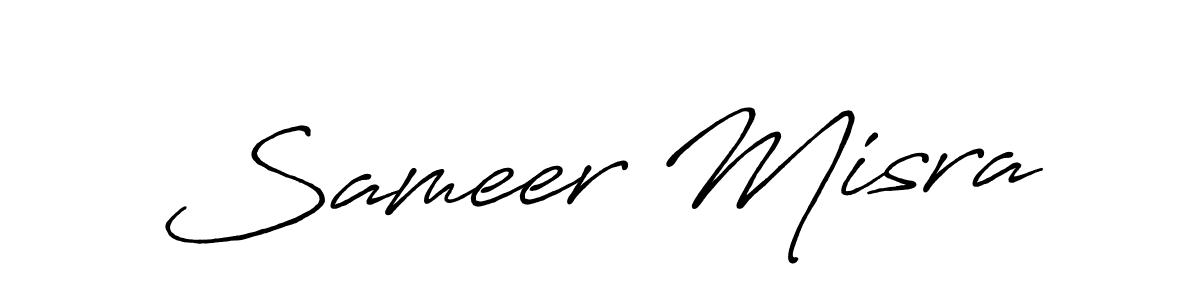 It looks lik you need a new signature style for name Sameer Misra. Design unique handwritten (Antro_Vectra_Bolder) signature with our free signature maker in just a few clicks. Sameer Misra signature style 7 images and pictures png