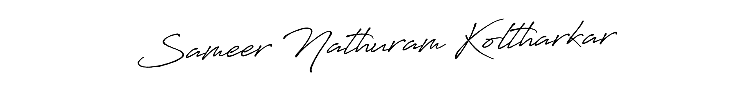 Once you've used our free online signature maker to create your best signature Antro_Vectra_Bolder style, it's time to enjoy all of the benefits that Sameer Nathuram Koltharkar name signing documents. Sameer Nathuram Koltharkar signature style 7 images and pictures png