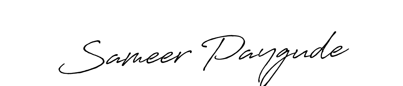 Best and Professional Signature Style for Sameer Paygude. Antro_Vectra_Bolder Best Signature Style Collection. Sameer Paygude signature style 7 images and pictures png