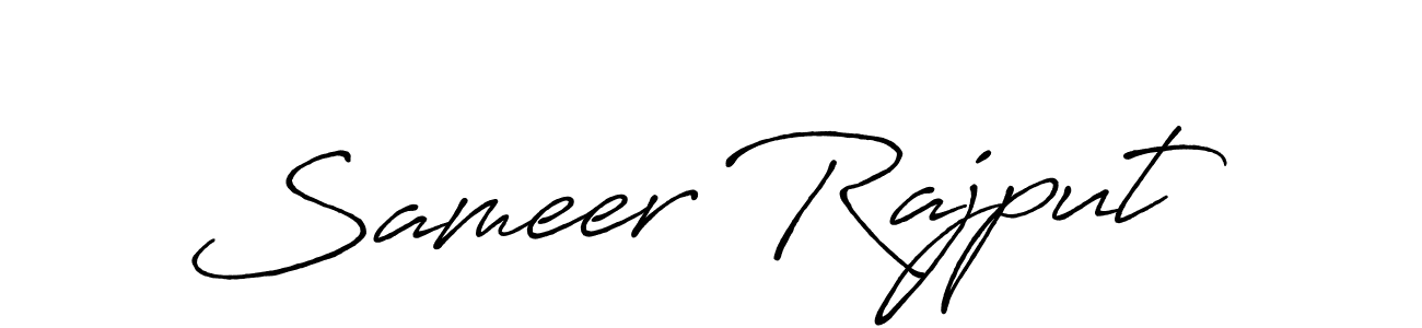 This is the best signature style for the Sameer Rajput name. Also you like these signature font (Antro_Vectra_Bolder). Mix name signature. Sameer Rajput signature style 7 images and pictures png