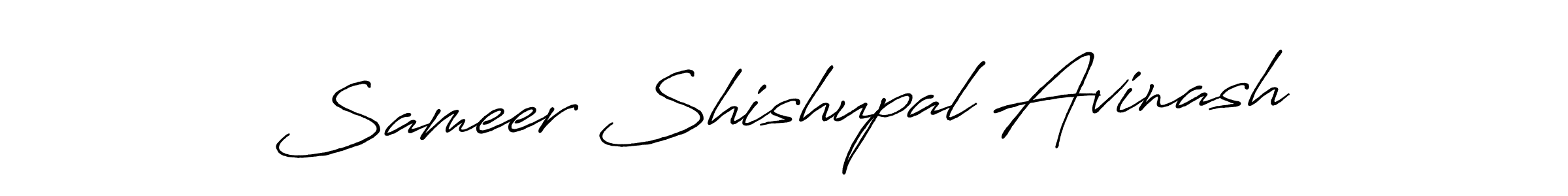 You should practise on your own different ways (Antro_Vectra_Bolder) to write your name (Sameer Shishupal Avinash) in signature. don't let someone else do it for you. Sameer Shishupal Avinash signature style 7 images and pictures png