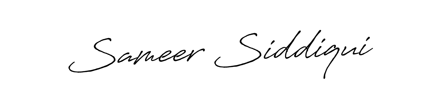 This is the best signature style for the Sameer Siddiqui name. Also you like these signature font (Antro_Vectra_Bolder). Mix name signature. Sameer Siddiqui signature style 7 images and pictures png
