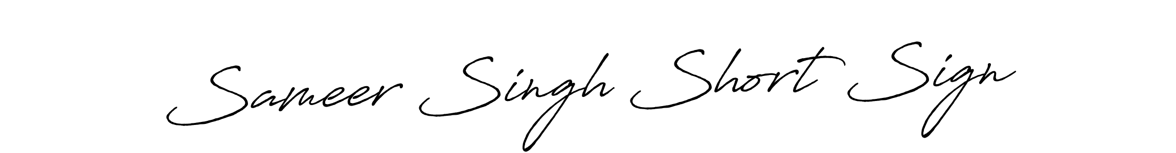 Similarly Antro_Vectra_Bolder is the best handwritten signature design. Signature creator online .You can use it as an online autograph creator for name Sameer Singh Short Sign. Sameer Singh Short Sign signature style 7 images and pictures png