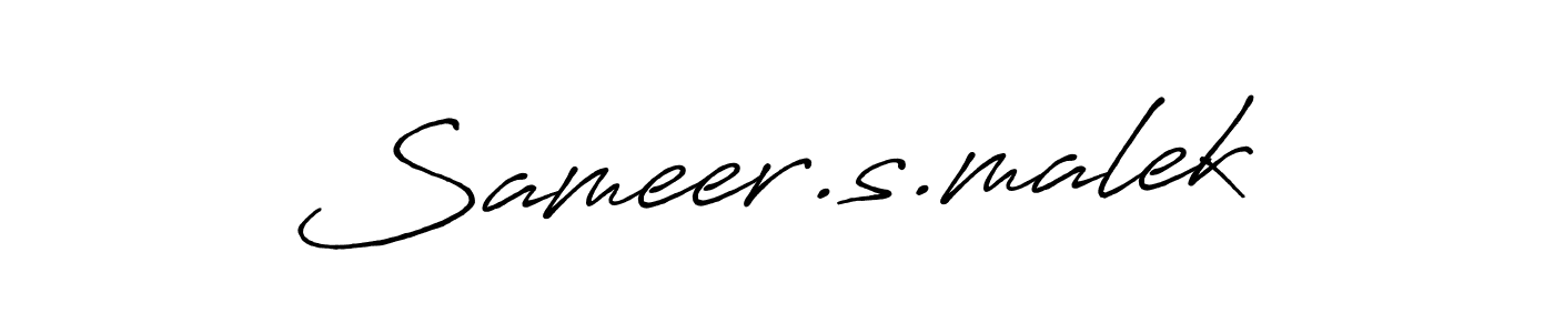 Once you've used our free online signature maker to create your best signature Antro_Vectra_Bolder style, it's time to enjoy all of the benefits that Sameer.s.malek name signing documents. Sameer.s.malek signature style 7 images and pictures png