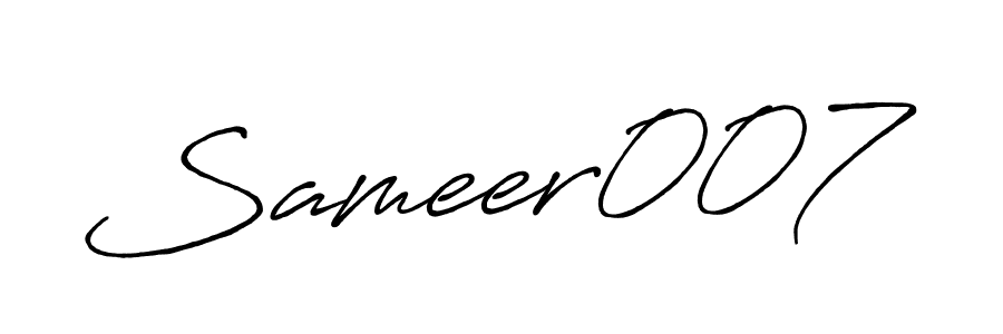 How to Draw Sameer007 signature style? Antro_Vectra_Bolder is a latest design signature styles for name Sameer007. Sameer007 signature style 7 images and pictures png