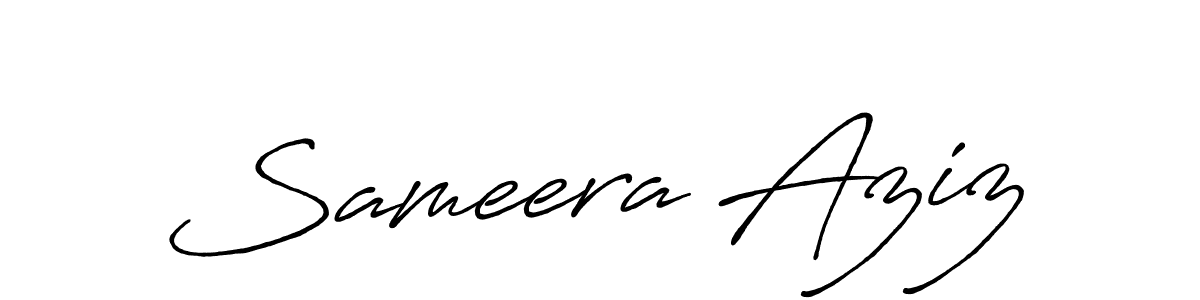 You can use this online signature creator to create a handwritten signature for the name Sameera Aziz. This is the best online autograph maker. Sameera Aziz signature style 7 images and pictures png