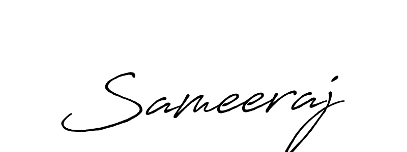 Sameeraj stylish signature style. Best Handwritten Sign (Antro_Vectra_Bolder) for my name. Handwritten Signature Collection Ideas for my name Sameeraj. Sameeraj signature style 7 images and pictures png