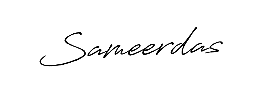 Antro_Vectra_Bolder is a professional signature style that is perfect for those who want to add a touch of class to their signature. It is also a great choice for those who want to make their signature more unique. Get Sameerdas name to fancy signature for free. Sameerdas signature style 7 images and pictures png