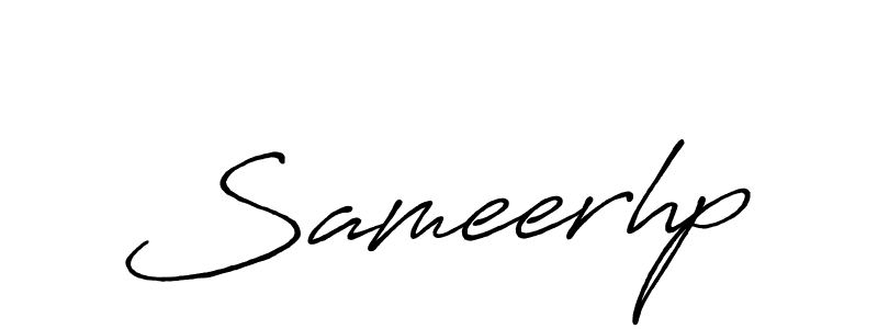 How to make Sameerhp signature? Antro_Vectra_Bolder is a professional autograph style. Create handwritten signature for Sameerhp name. Sameerhp signature style 7 images and pictures png