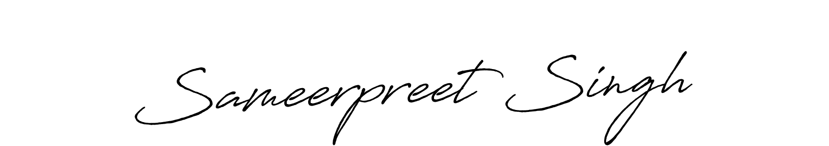 It looks lik you need a new signature style for name Sameerpreet Singh. Design unique handwritten (Antro_Vectra_Bolder) signature with our free signature maker in just a few clicks. Sameerpreet Singh signature style 7 images and pictures png