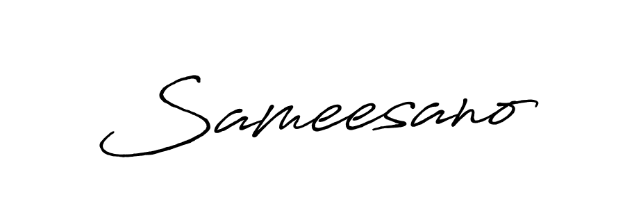 Once you've used our free online signature maker to create your best signature Antro_Vectra_Bolder style, it's time to enjoy all of the benefits that Sameesano name signing documents. Sameesano signature style 7 images and pictures png