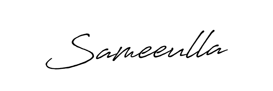 Sameeulla stylish signature style. Best Handwritten Sign (Antro_Vectra_Bolder) for my name. Handwritten Signature Collection Ideas for my name Sameeulla. Sameeulla signature style 7 images and pictures png