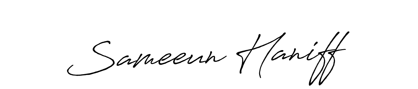 You can use this online signature creator to create a handwritten signature for the name Sameeun Haniff. This is the best online autograph maker. Sameeun Haniff signature style 7 images and pictures png