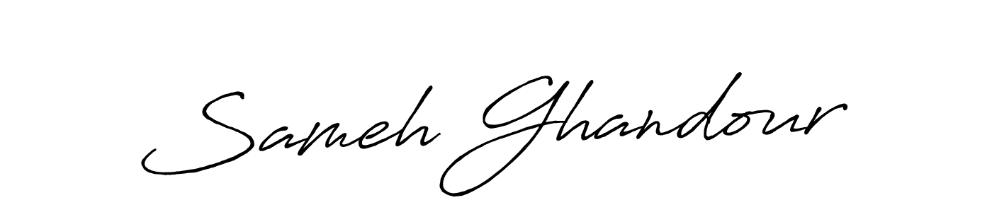 Best and Professional Signature Style for Sameh Ghandour. Antro_Vectra_Bolder Best Signature Style Collection. Sameh Ghandour signature style 7 images and pictures png