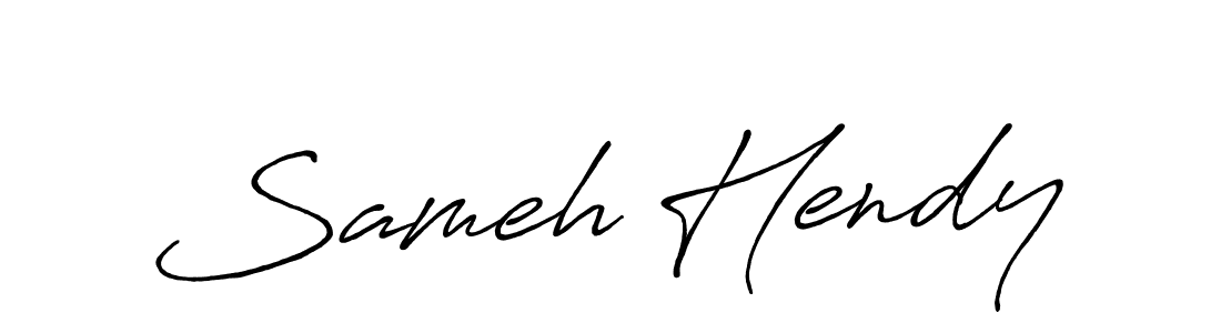 Once you've used our free online signature maker to create your best signature Antro_Vectra_Bolder style, it's time to enjoy all of the benefits that Sameh Hendy name signing documents. Sameh Hendy signature style 7 images and pictures png