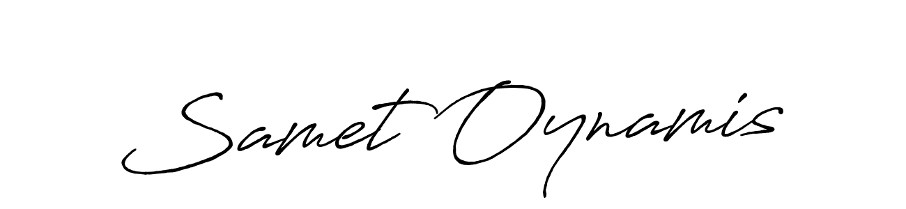 Use a signature maker to create a handwritten signature online. With this signature software, you can design (Antro_Vectra_Bolder) your own signature for name Samet Oynamis. Samet Oynamis signature style 7 images and pictures png