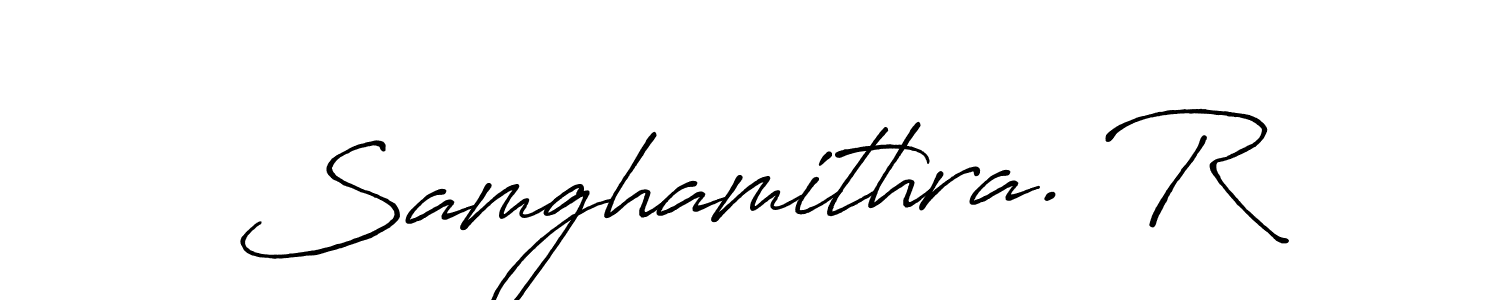 Once you've used our free online signature maker to create your best signature Antro_Vectra_Bolder style, it's time to enjoy all of the benefits that Samghamithra. R name signing documents. Samghamithra. R signature style 7 images and pictures png