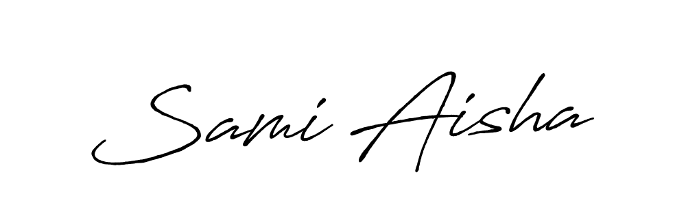 See photos of Sami Aisha official signature by Spectra . Check more albums & portfolios. Read reviews & check more about Antro_Vectra_Bolder font. Sami Aisha signature style 7 images and pictures png