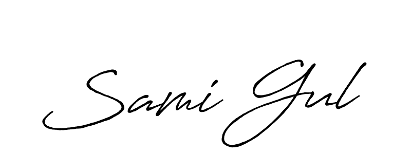 Make a beautiful signature design for name Sami Gul. Use this online signature maker to create a handwritten signature for free. Sami Gul signature style 7 images and pictures png