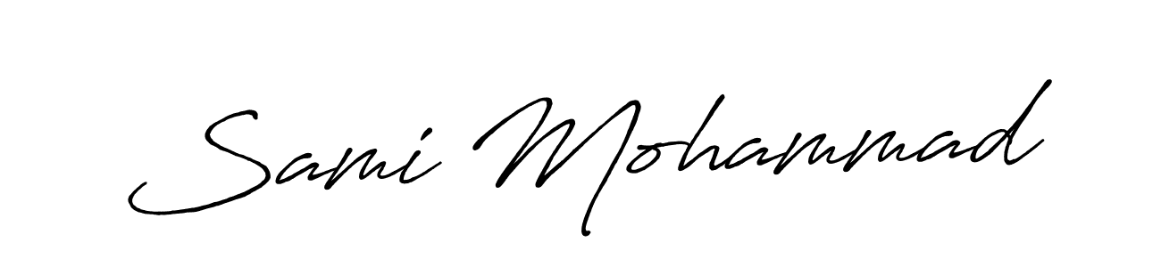 See photos of Sami Mohammad official signature by Spectra . Check more albums & portfolios. Read reviews & check more about Antro_Vectra_Bolder font. Sami Mohammad signature style 7 images and pictures png
