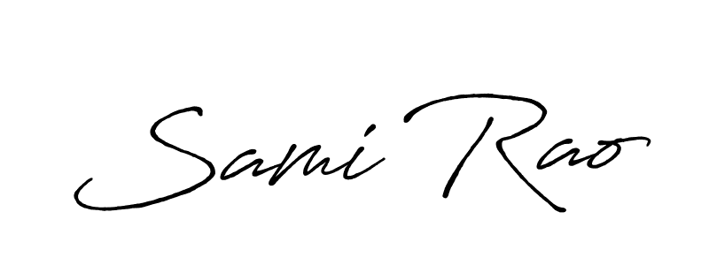 You can use this online signature creator to create a handwritten signature for the name Sami Rao. This is the best online autograph maker. Sami Rao signature style 7 images and pictures png