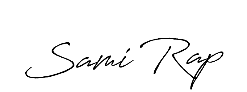 The best way (Antro_Vectra_Bolder) to make a short signature is to pick only two or three words in your name. The name Sami Rap include a total of six letters. For converting this name. Sami Rap signature style 7 images and pictures png