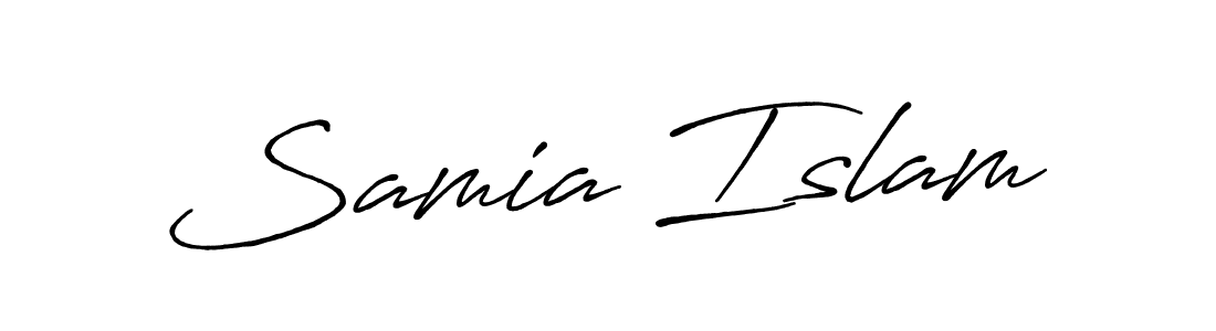 Make a short Samia Islam signature style. Manage your documents anywhere anytime using Antro_Vectra_Bolder. Create and add eSignatures, submit forms, share and send files easily. Samia Islam signature style 7 images and pictures png