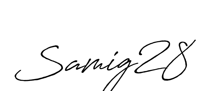 Best and Professional Signature Style for Samig28. Antro_Vectra_Bolder Best Signature Style Collection. Samig28 signature style 7 images and pictures png
