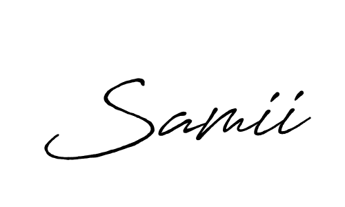 See photos of Samii official signature by Spectra . Check more albums & portfolios. Read reviews & check more about Antro_Vectra_Bolder font. Samii signature style 7 images and pictures png