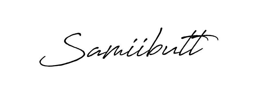 How to make Samiibutt signature? Antro_Vectra_Bolder is a professional autograph style. Create handwritten signature for Samiibutt name. Samiibutt signature style 7 images and pictures png