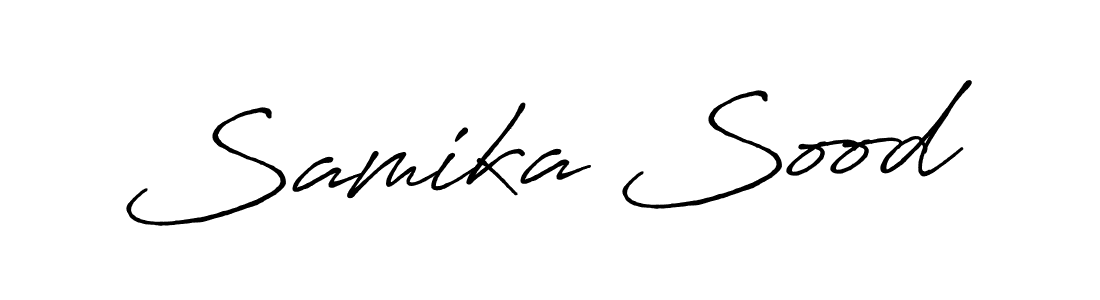 Make a beautiful signature design for name Samika Sood. Use this online signature maker to create a handwritten signature for free. Samika Sood signature style 7 images and pictures png