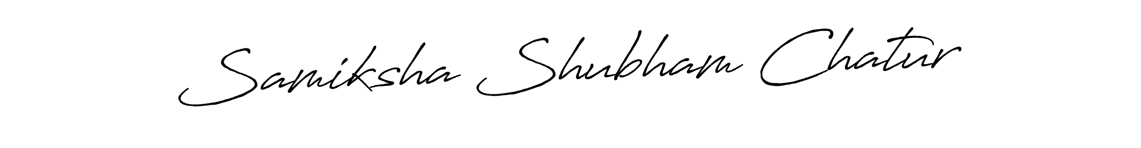 This is the best signature style for the Samiksha Shubham Chatur name. Also you like these signature font (Antro_Vectra_Bolder). Mix name signature. Samiksha Shubham Chatur signature style 7 images and pictures png