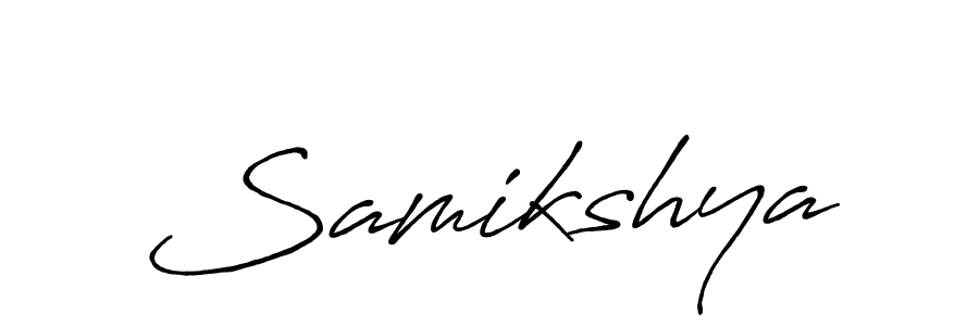 How to make Samikshya signature? Antro_Vectra_Bolder is a professional autograph style. Create handwritten signature for Samikshya name. Samikshya signature style 7 images and pictures png