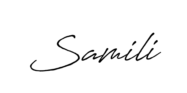 Here are the top 10 professional signature styles for the name Samili. These are the best autograph styles you can use for your name. Samili signature style 7 images and pictures png