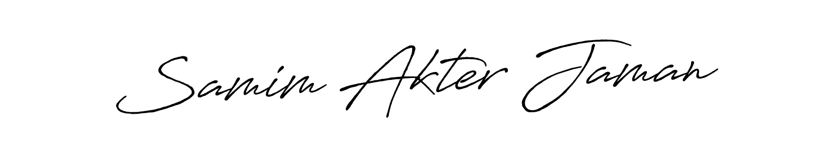 This is the best signature style for the Samim Akter Jaman name. Also you like these signature font (Antro_Vectra_Bolder). Mix name signature. Samim Akter Jaman signature style 7 images and pictures png