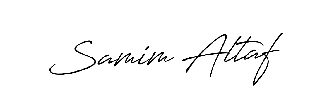 This is the best signature style for the Samim Altaf name. Also you like these signature font (Antro_Vectra_Bolder). Mix name signature. Samim Altaf signature style 7 images and pictures png