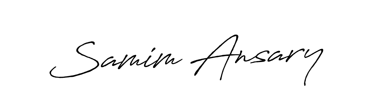 The best way (Antro_Vectra_Bolder) to make a short signature is to pick only two or three words in your name. The name Samim Ansary include a total of six letters. For converting this name. Samim Ansary signature style 7 images and pictures png
