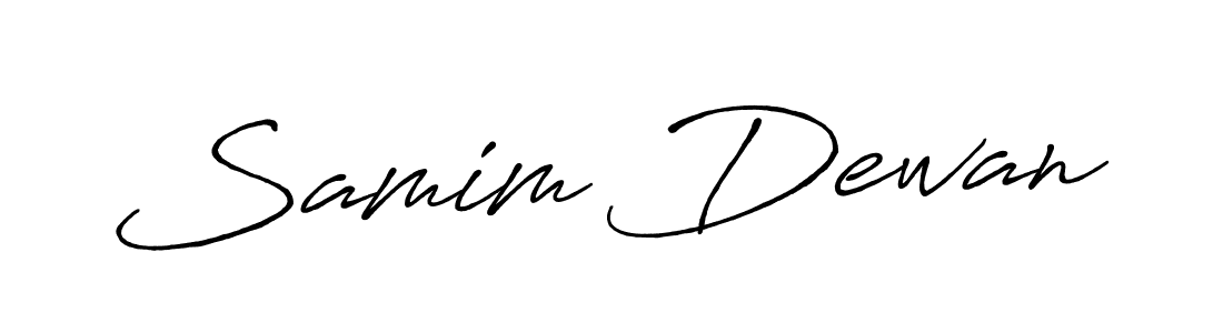 You should practise on your own different ways (Antro_Vectra_Bolder) to write your name (Samim Dewan) in signature. don't let someone else do it for you. Samim Dewan signature style 7 images and pictures png