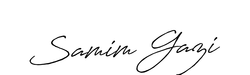 You can use this online signature creator to create a handwritten signature for the name Samim Gazi. This is the best online autograph maker. Samim Gazi signature style 7 images and pictures png