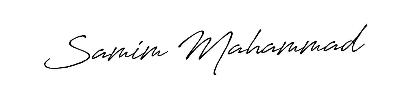 Best and Professional Signature Style for Samim Mahammad. Antro_Vectra_Bolder Best Signature Style Collection. Samim Mahammad signature style 7 images and pictures png
