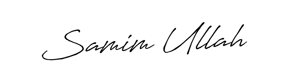 Antro_Vectra_Bolder is a professional signature style that is perfect for those who want to add a touch of class to their signature. It is also a great choice for those who want to make their signature more unique. Get Samim Ullah name to fancy signature for free. Samim Ullah signature style 7 images and pictures png