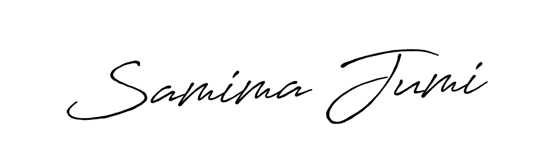 Also You can easily find your signature by using the search form. We will create Samima Jumi name handwritten signature images for you free of cost using Antro_Vectra_Bolder sign style. Samima Jumi signature style 7 images and pictures png