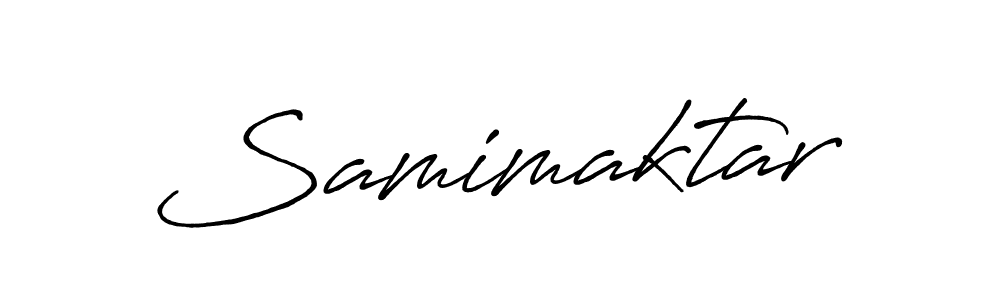 Also we have Samimaktar name is the best signature style. Create professional handwritten signature collection using Antro_Vectra_Bolder autograph style. Samimaktar signature style 7 images and pictures png