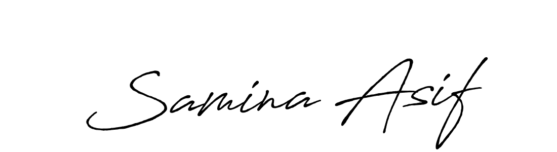 if you are searching for the best signature style for your name Samina Asif. so please give up your signature search. here we have designed multiple signature styles  using Antro_Vectra_Bolder. Samina Asif signature style 7 images and pictures png