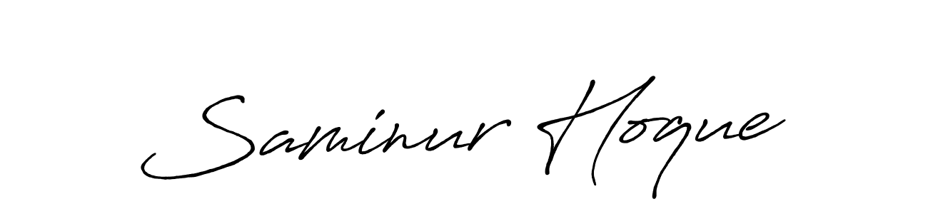 Use a signature maker to create a handwritten signature online. With this signature software, you can design (Antro_Vectra_Bolder) your own signature for name Saminur Hoque. Saminur Hoque signature style 7 images and pictures png