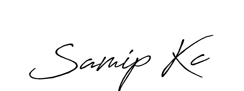 Once you've used our free online signature maker to create your best signature Antro_Vectra_Bolder style, it's time to enjoy all of the benefits that Samip Kc name signing documents. Samip Kc signature style 7 images and pictures png